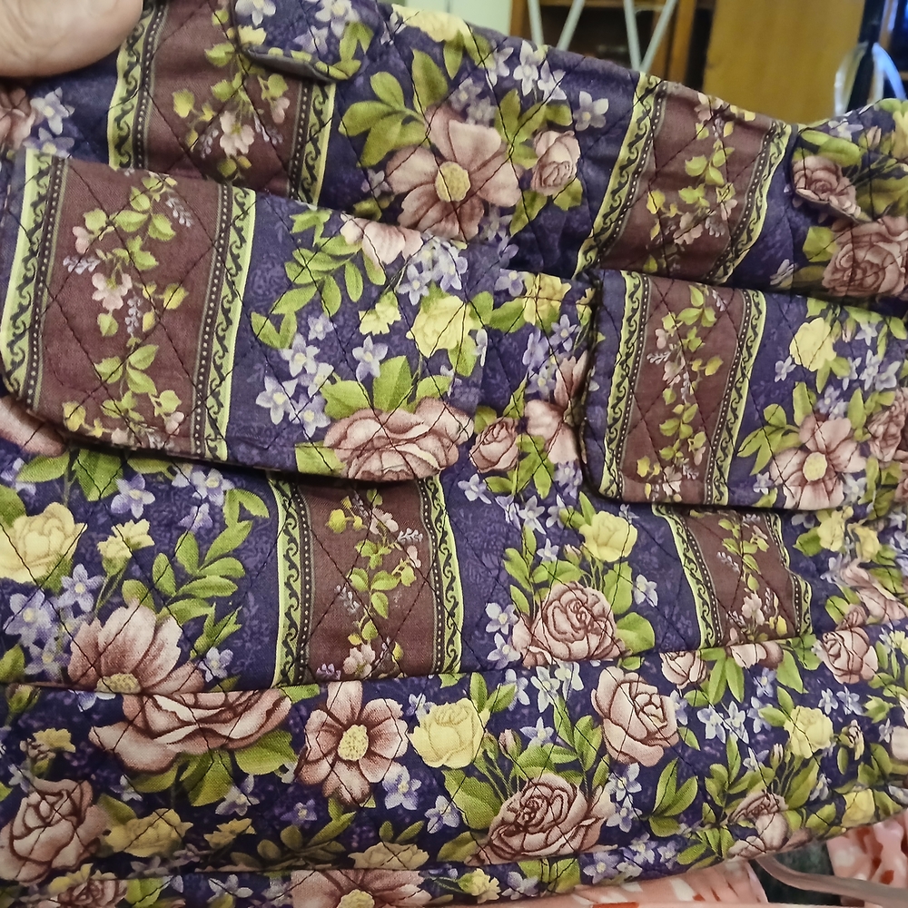 Floral Quilted Handbag